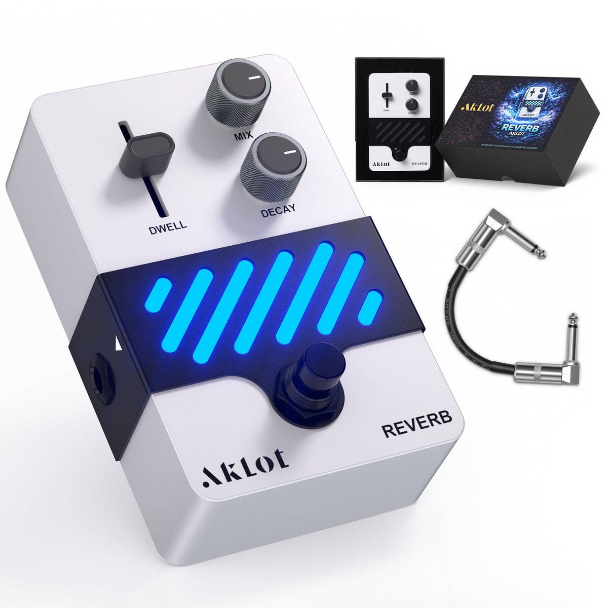 AKLOT Reverb Electric Guitar Pedal