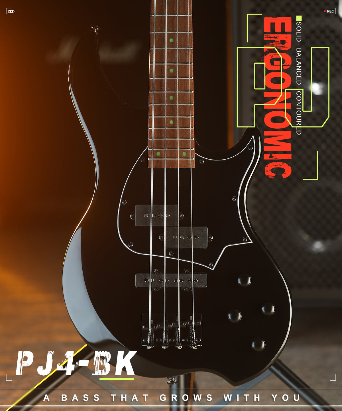 AKLOT Beginner Electric Bass Guitar