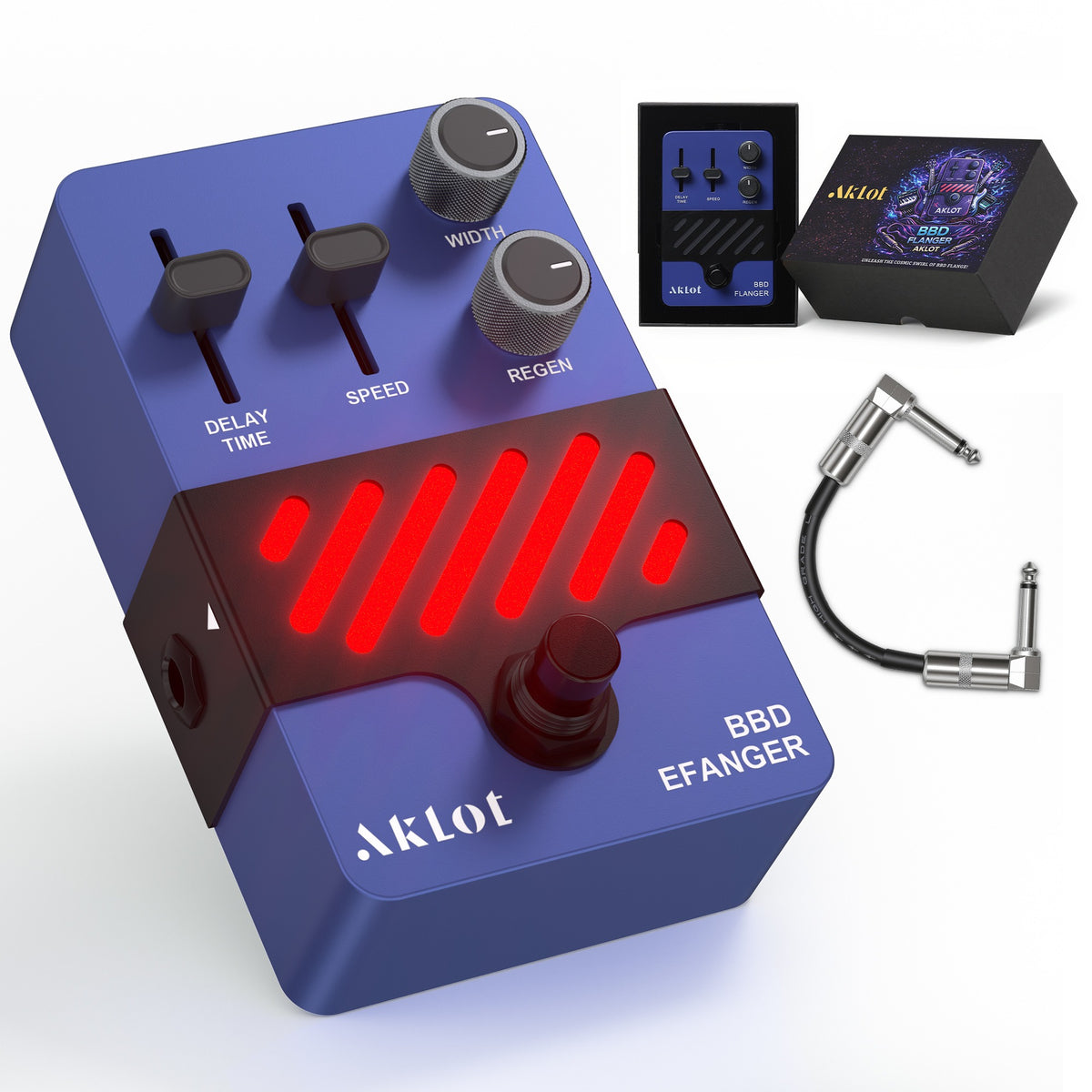 AKLOT Flanger Electric Guitar Pedal