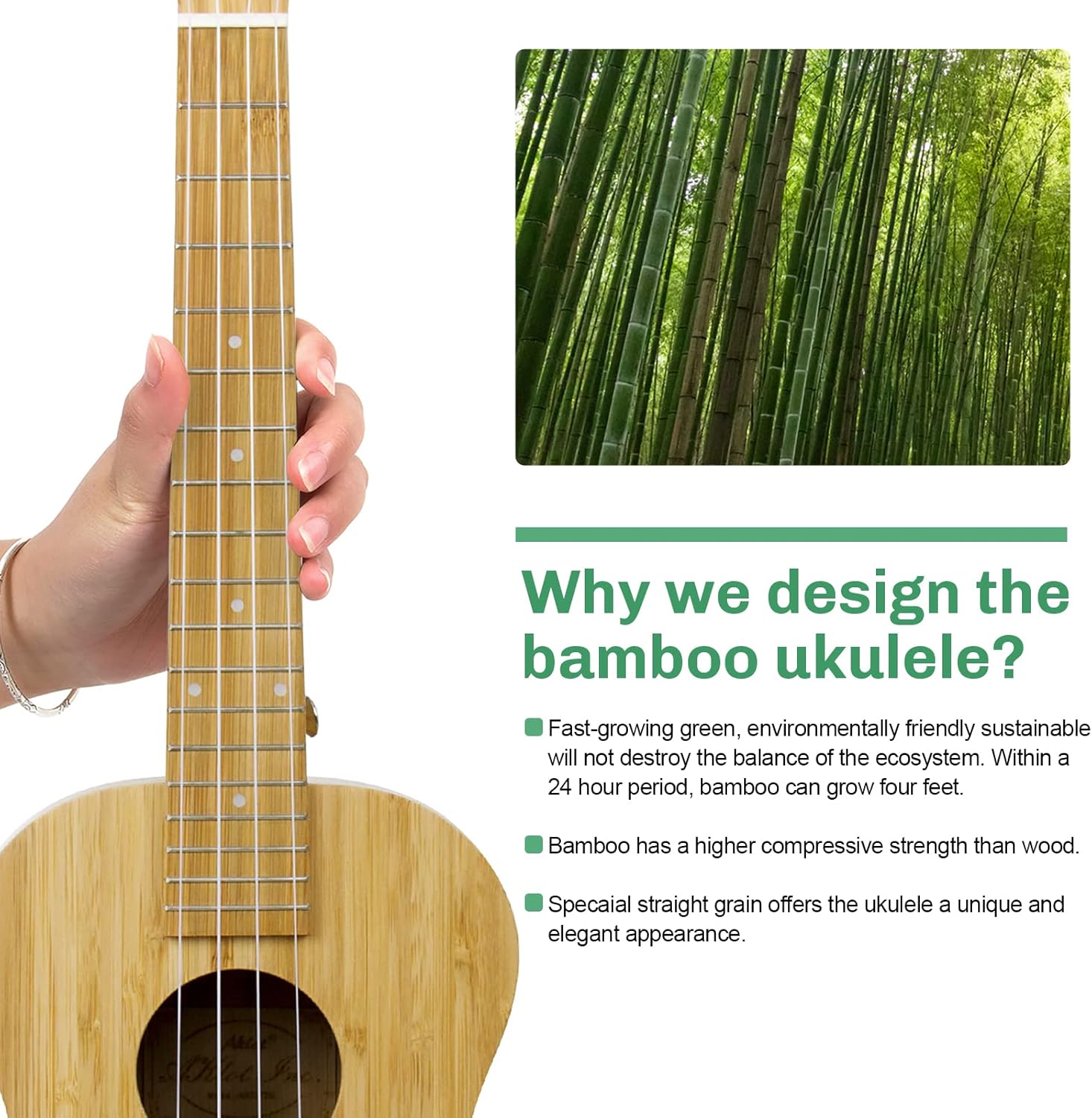 Ukulele Concert Bamboo