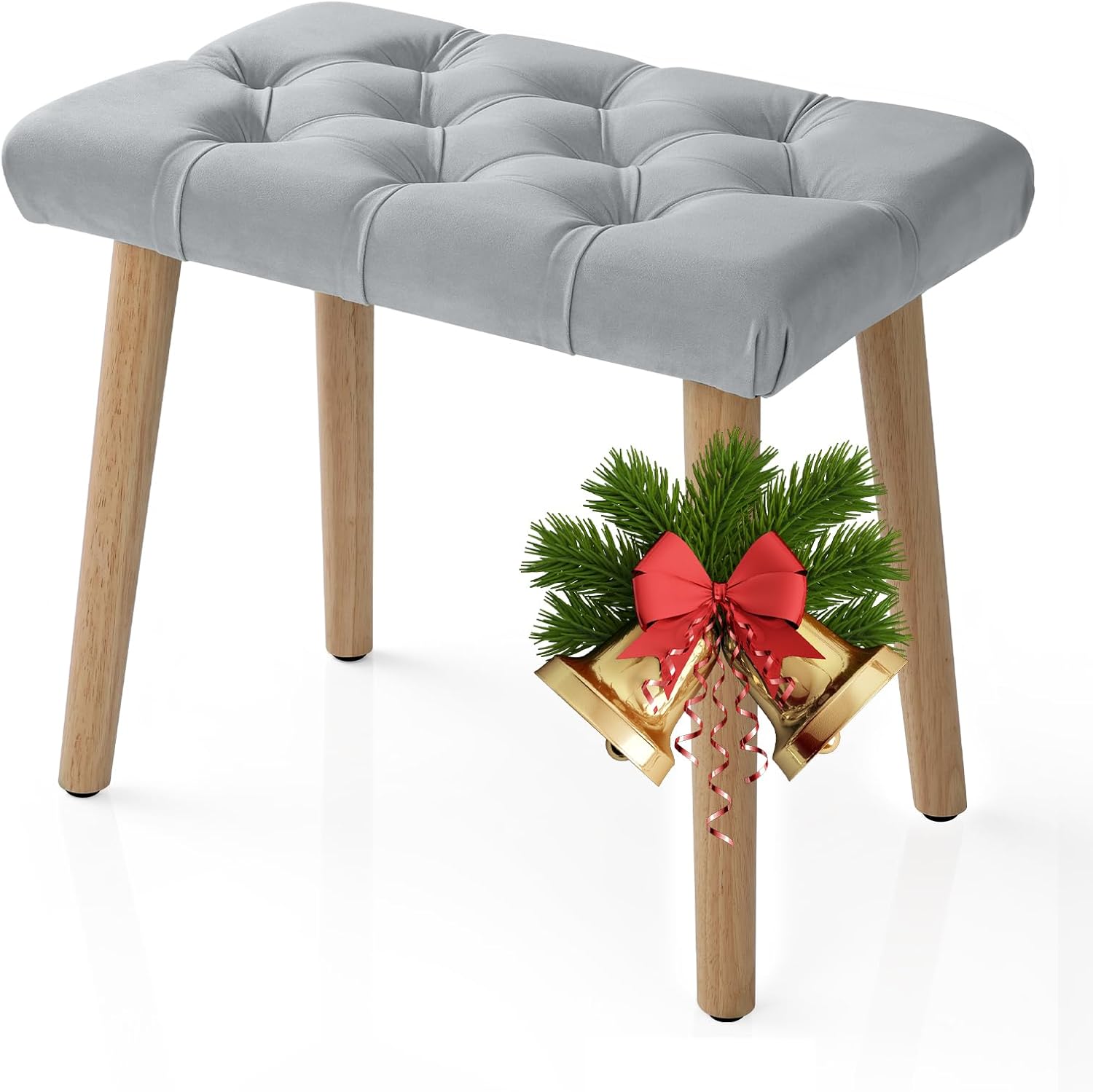 Piano Bench - Gray