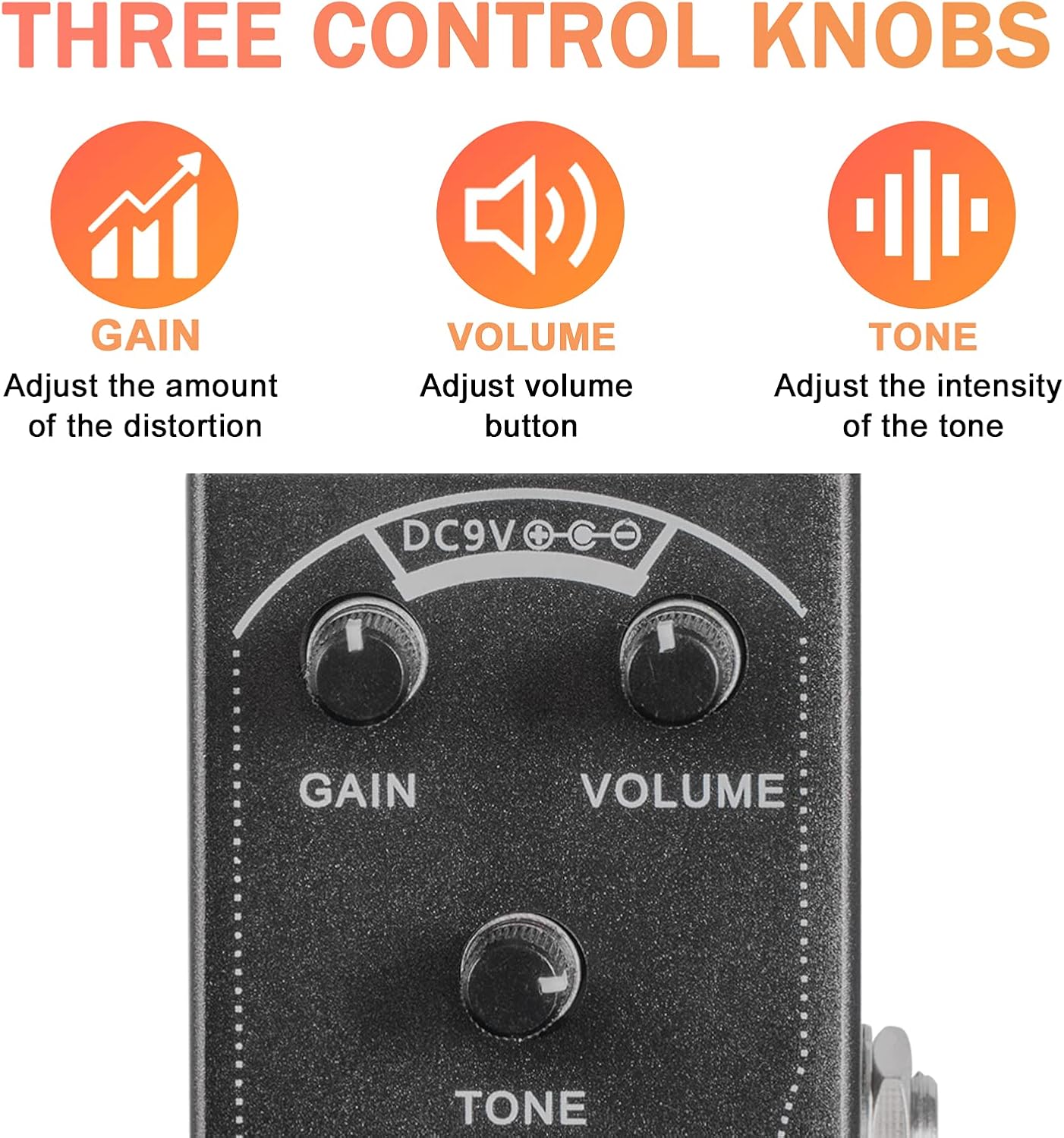 Crunch Distortion Guitar Pedal