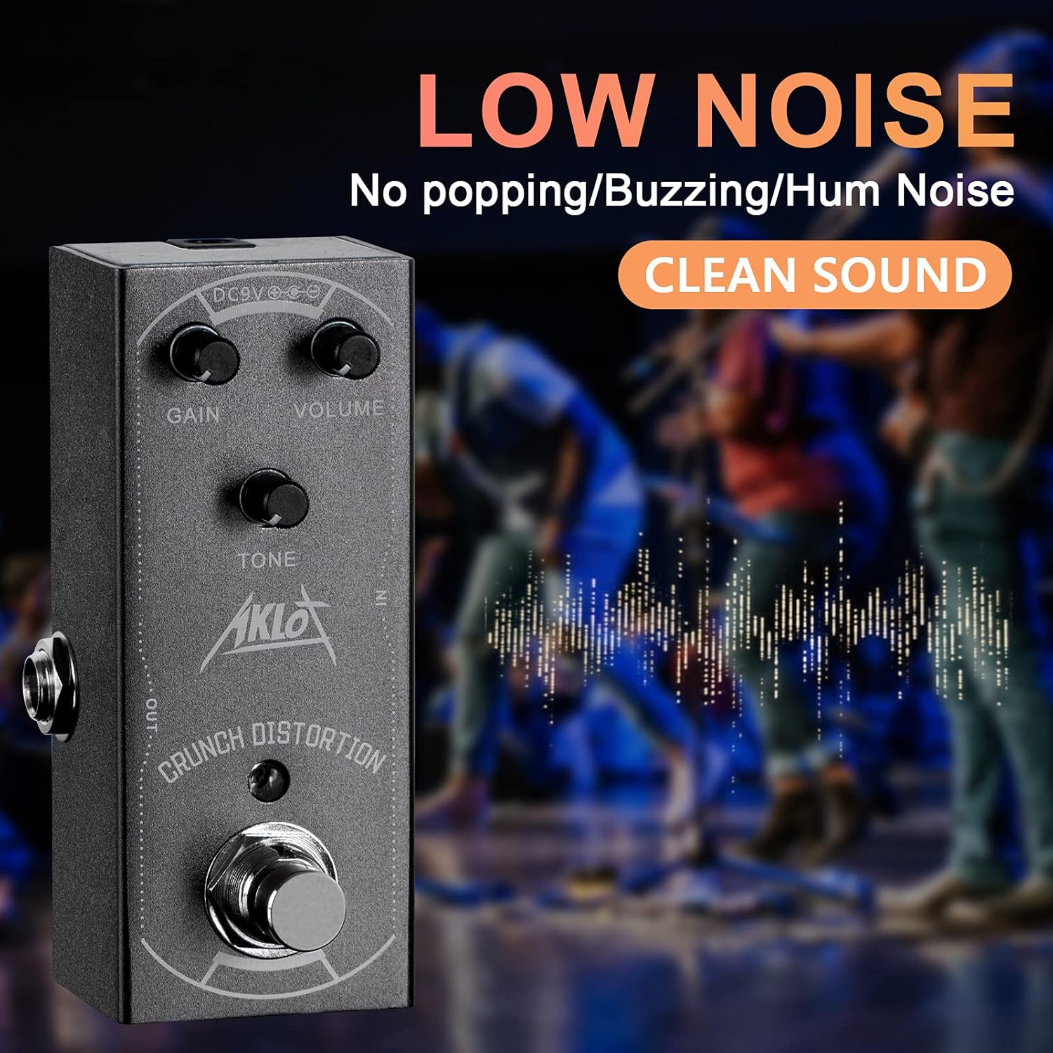 Crunch Distortion Guitar Pedal