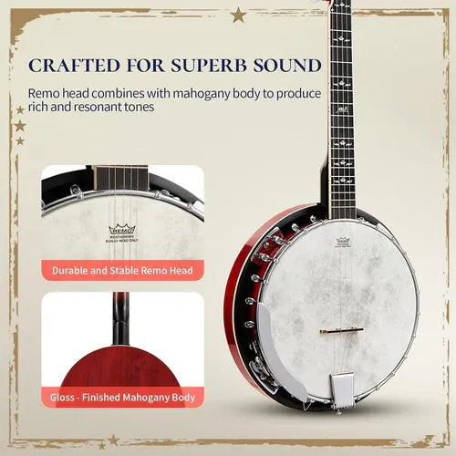 5 String Banjo Set