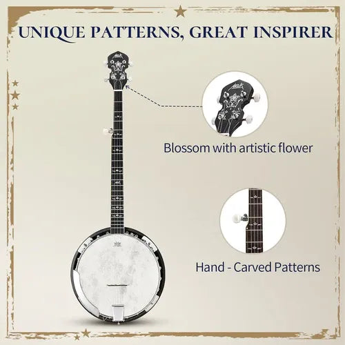 5 String Banjo Set