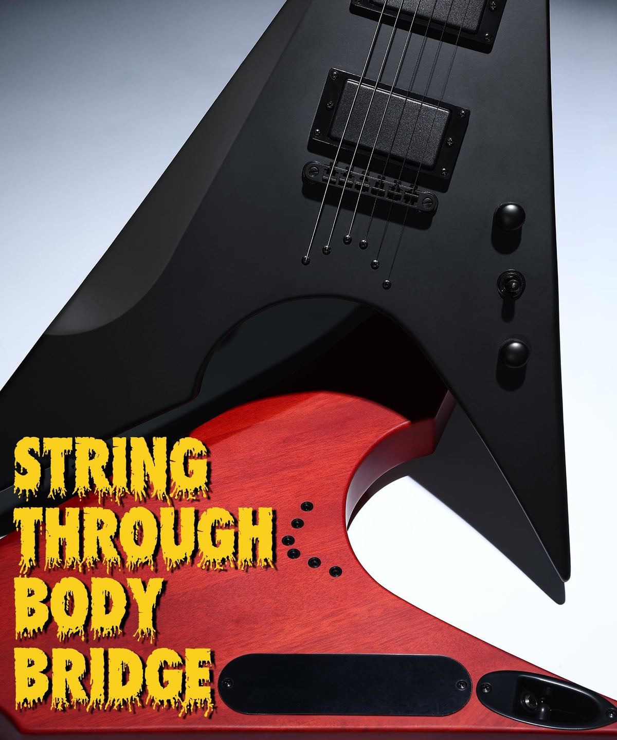 AKLOT Metal V Electric Guitar