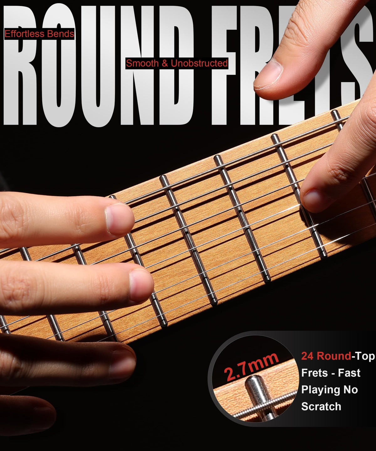 AKLOT Metal X Electric Guitar