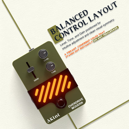 AKLOT Modern Overdrive Guitar Pedal