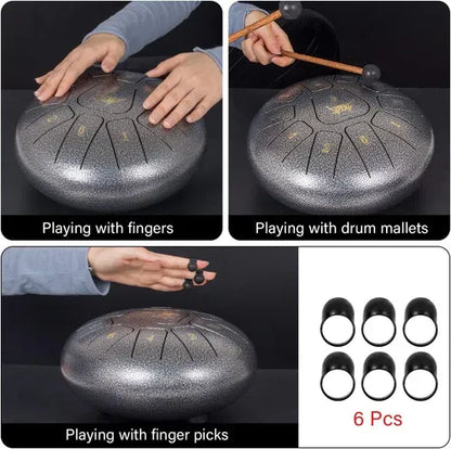 10 Inches Steel Tongue Drum
