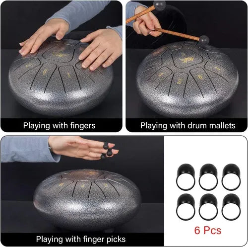 10 Inches Steel Tongue Drum