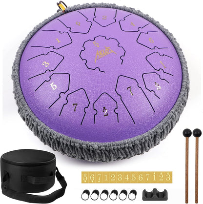 12 Inches Steel Tongue Drum