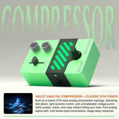 AKLOT Compressor Electric Guitar Pedal