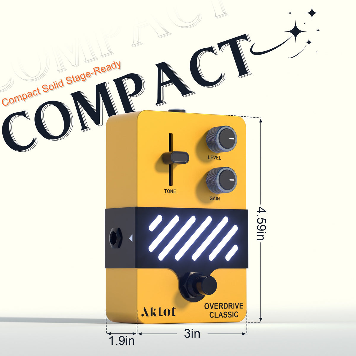 AKLOT Overdrive Electric Guitar Pedal