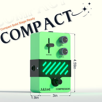 AKLOT Compressor Electric Guitar Pedal