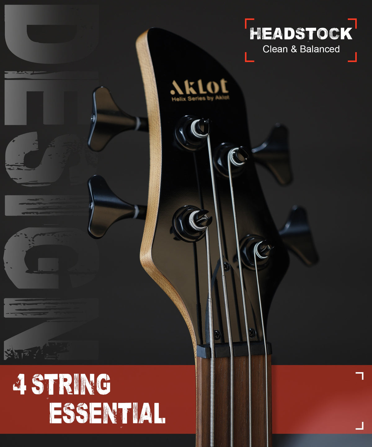 AKLOT Beginner Electric Bass Guitar