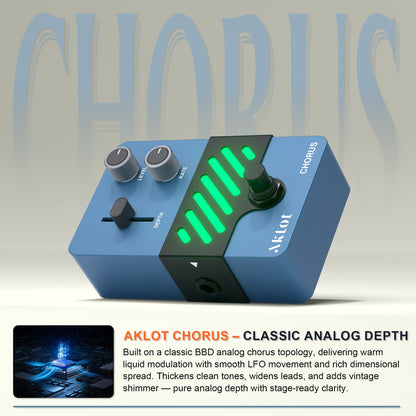 AKLOT Chorus Electric Guitar Pedal