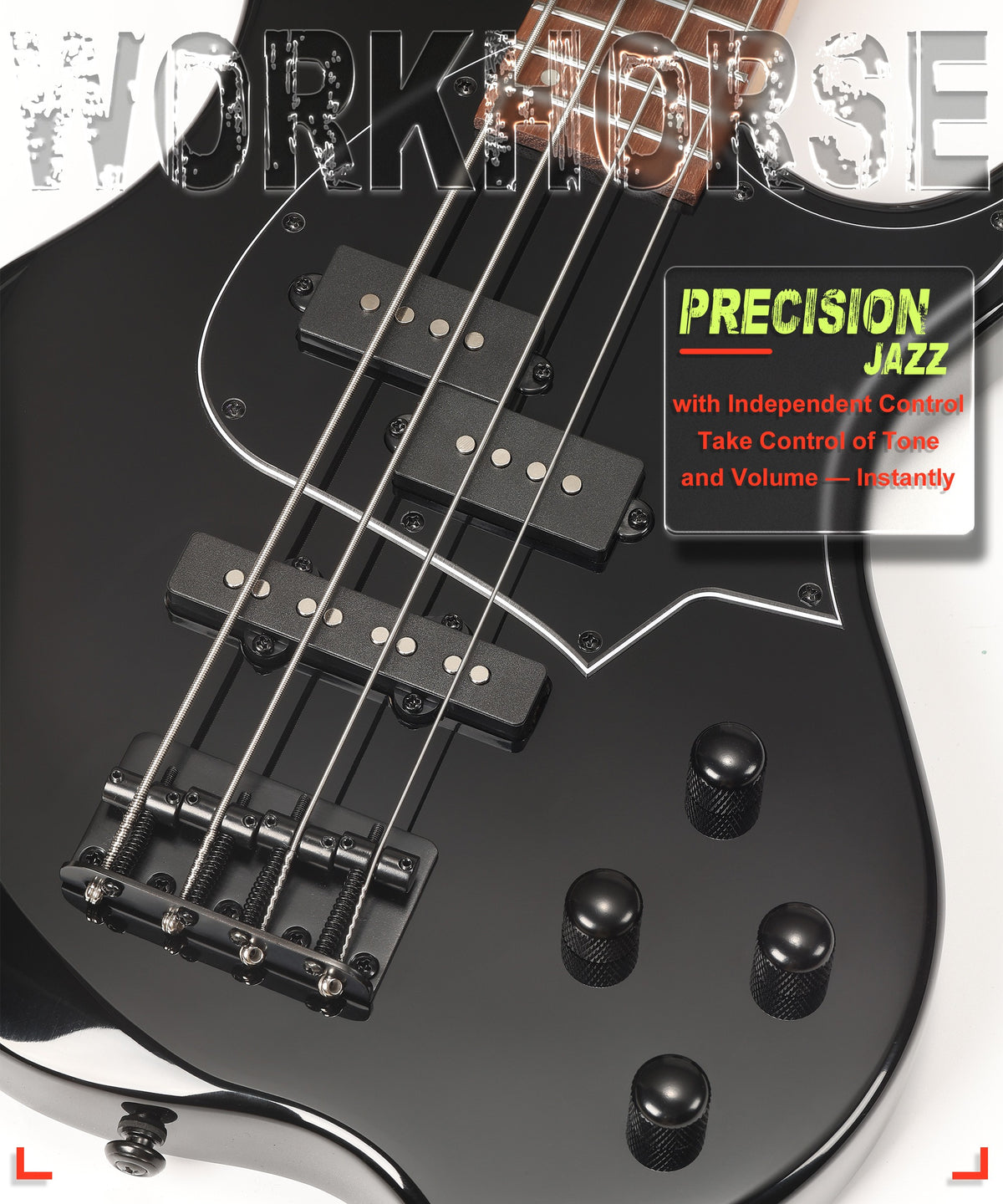 AKLOT Beginner Electric Bass Guitar