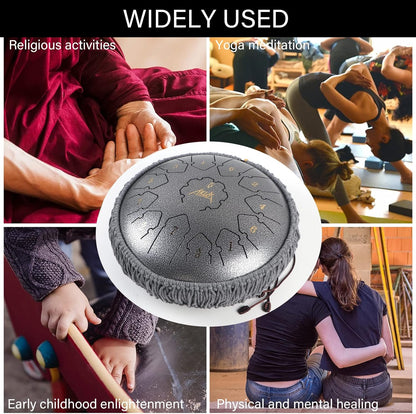 12 Inches Steel Tongue Drum