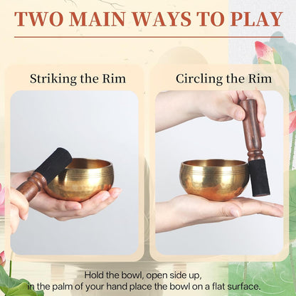 Meditation Singing Bowl - 3.5 Inches
