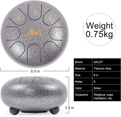 6 Inches Steel Tongue Drum