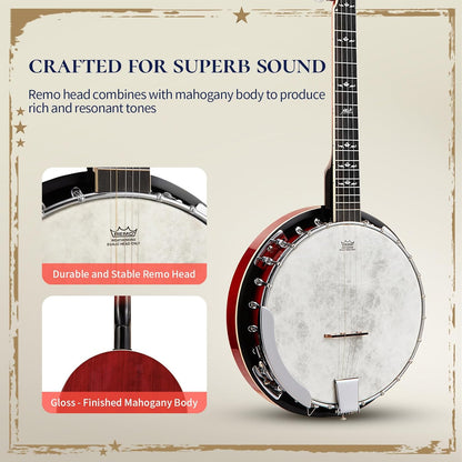 5 String Banjo Set