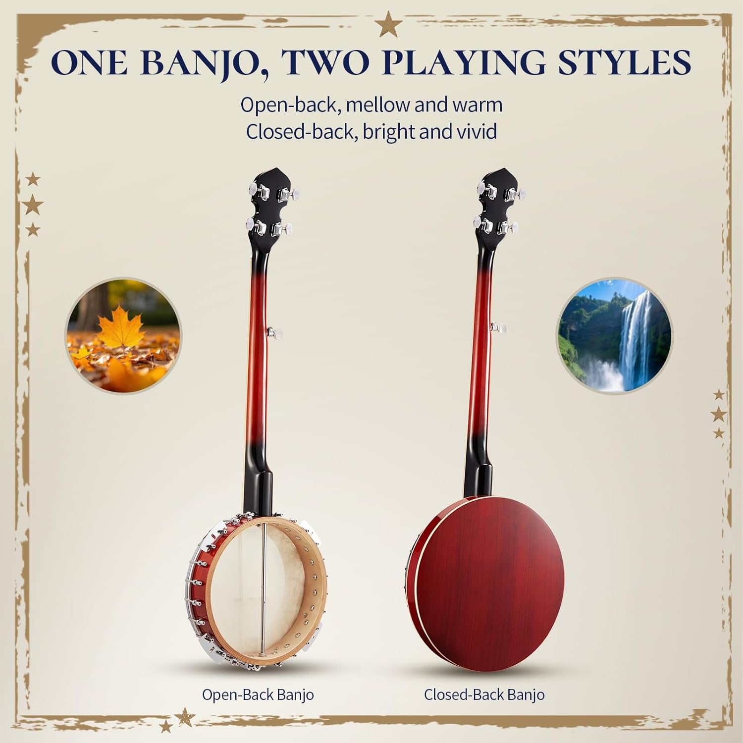 5 String Banjo Set