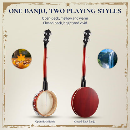 5 String Banjo Set