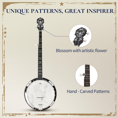 5 String Banjo Set