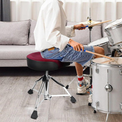 Red Brown Drum Throne