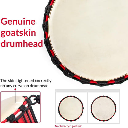 9.5'' Hand-Painted Colour Djembe Drum