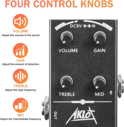 High Gain Distortion Guitar Pedal