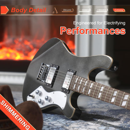 AKLOT Strayloom 12-String Electric Guitar