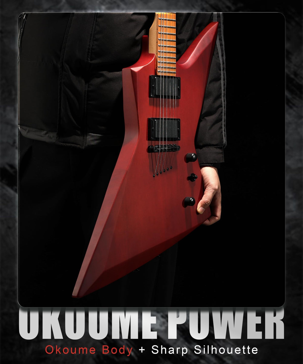 AKLOT Metal X Electric Guitar