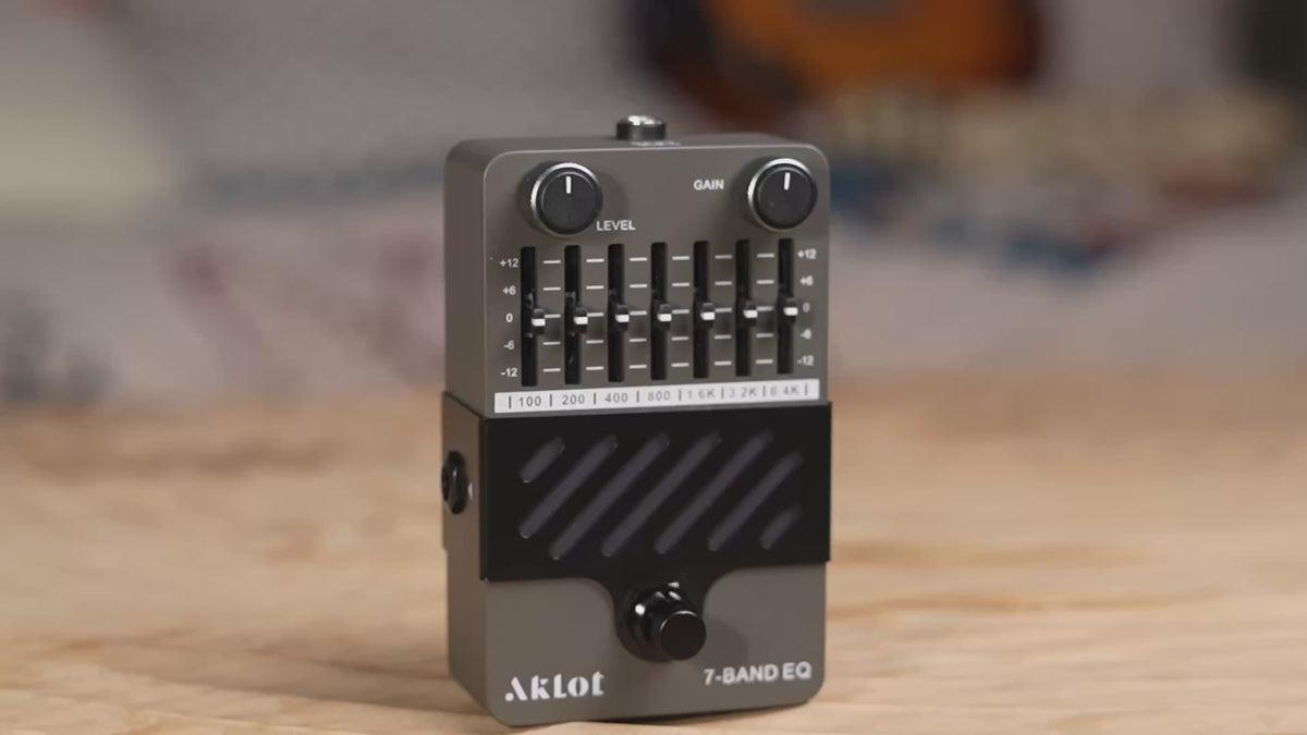 AKLOT 7-Band Equalizer Guitar Pedal