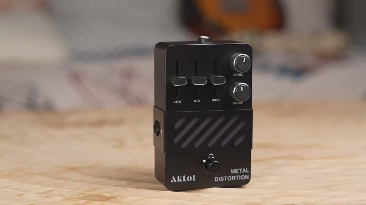 AKLOT Metal Distortion Guitar Pedal